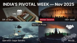 India’s Pivotal Week: Five Stories That Will Shape…