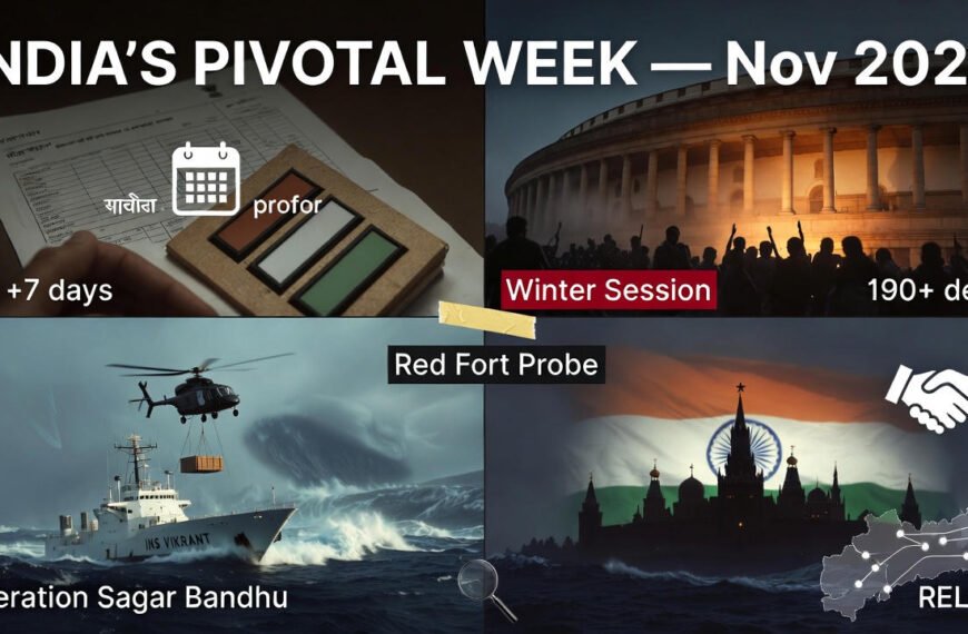 India’s Pivotal Week: Five Stories That Will Shape…